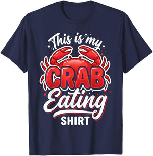 This is My Crab Eating T-Shirt - T-Shirt | Navy