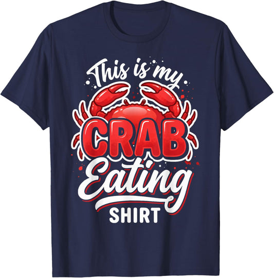This is My Crab Eating T-Shirt - T-Shirt | Navy