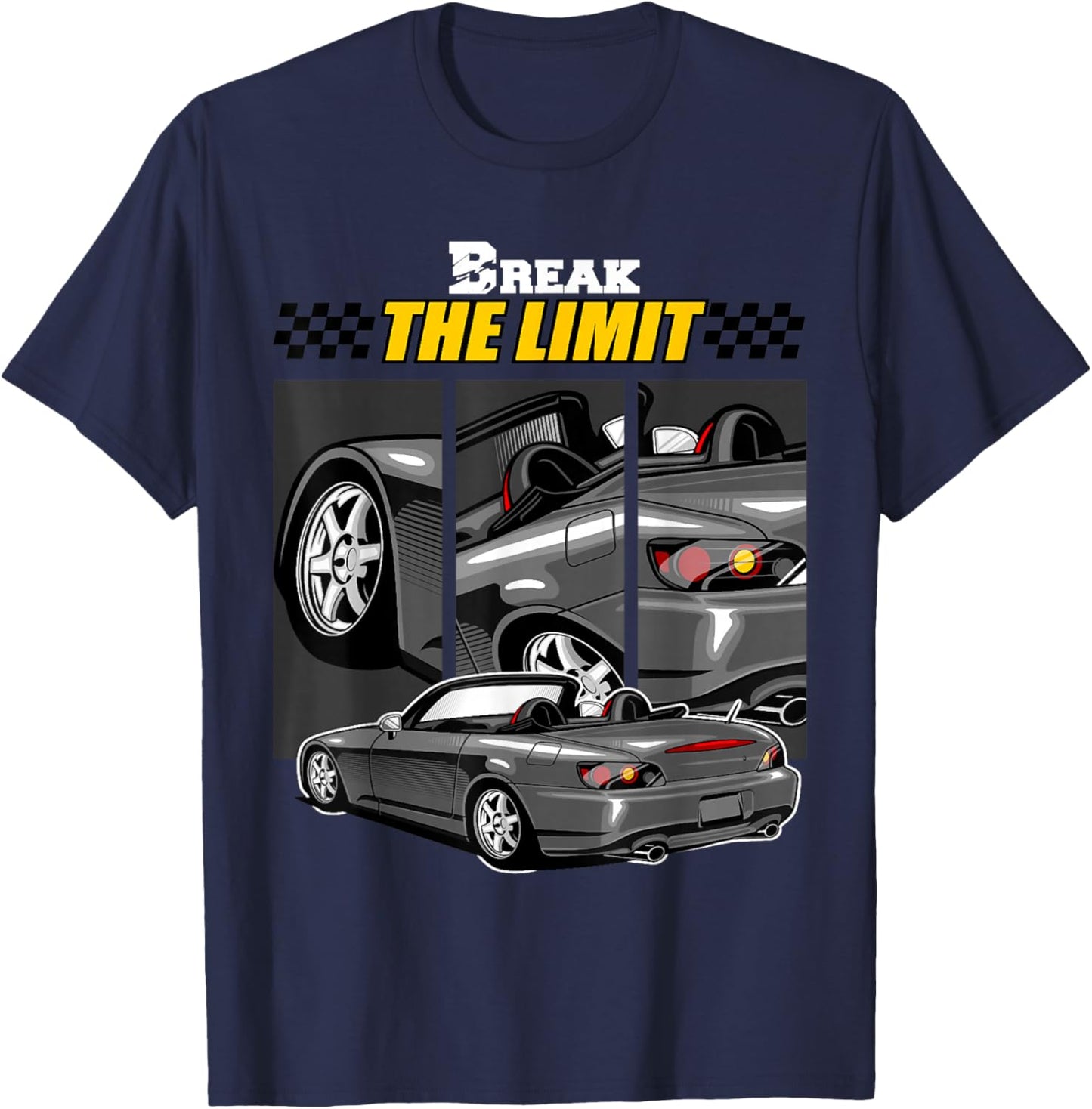 S2000 JDM Graphic Retro Tuner Car Drift Racing T-Shirt - T-Shirt | Navy