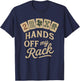 Mahjong Lover Chinese Game Night Funny Hands Off My Rack T-Shirt - T-Shirt | Navy