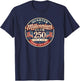 America 250 Shirt Vintage American Celebration Anniversary T-Shirt - T-Shirt | Navy