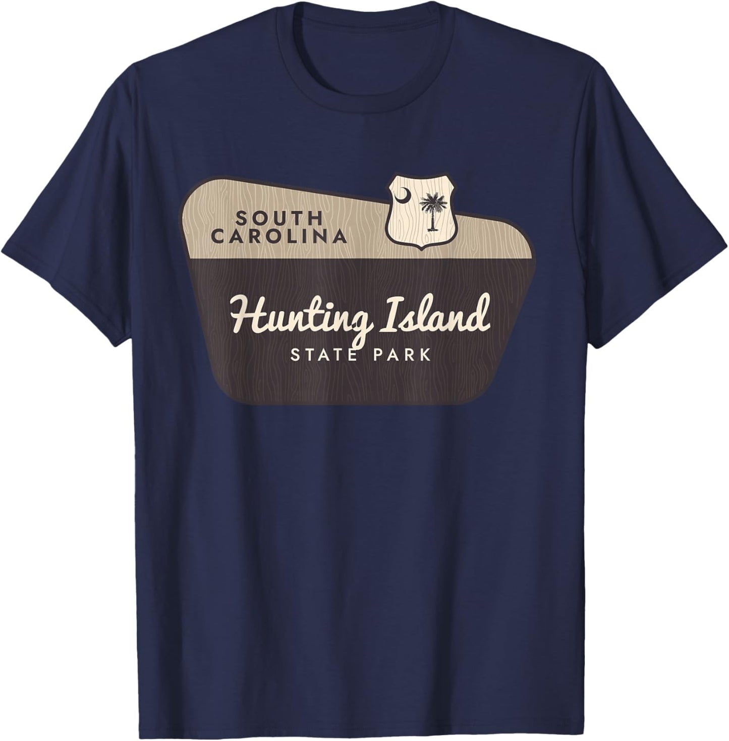 Hunting Island State Park South Carolina Welcome Souvenir T-Shirt - T-Shirt | Navy