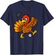 Funny Turkey Golf Thanksgiving Sports Humor Men Boy Kids T-Shirt - T-Shirt | Navy