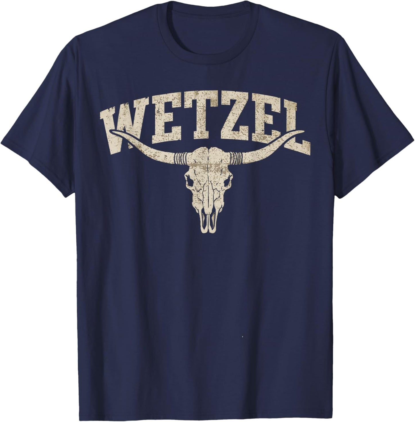 Vintage Retro Wetzel Name Pride Gift Women Kid T-Shirt - T-Shirt | Navy