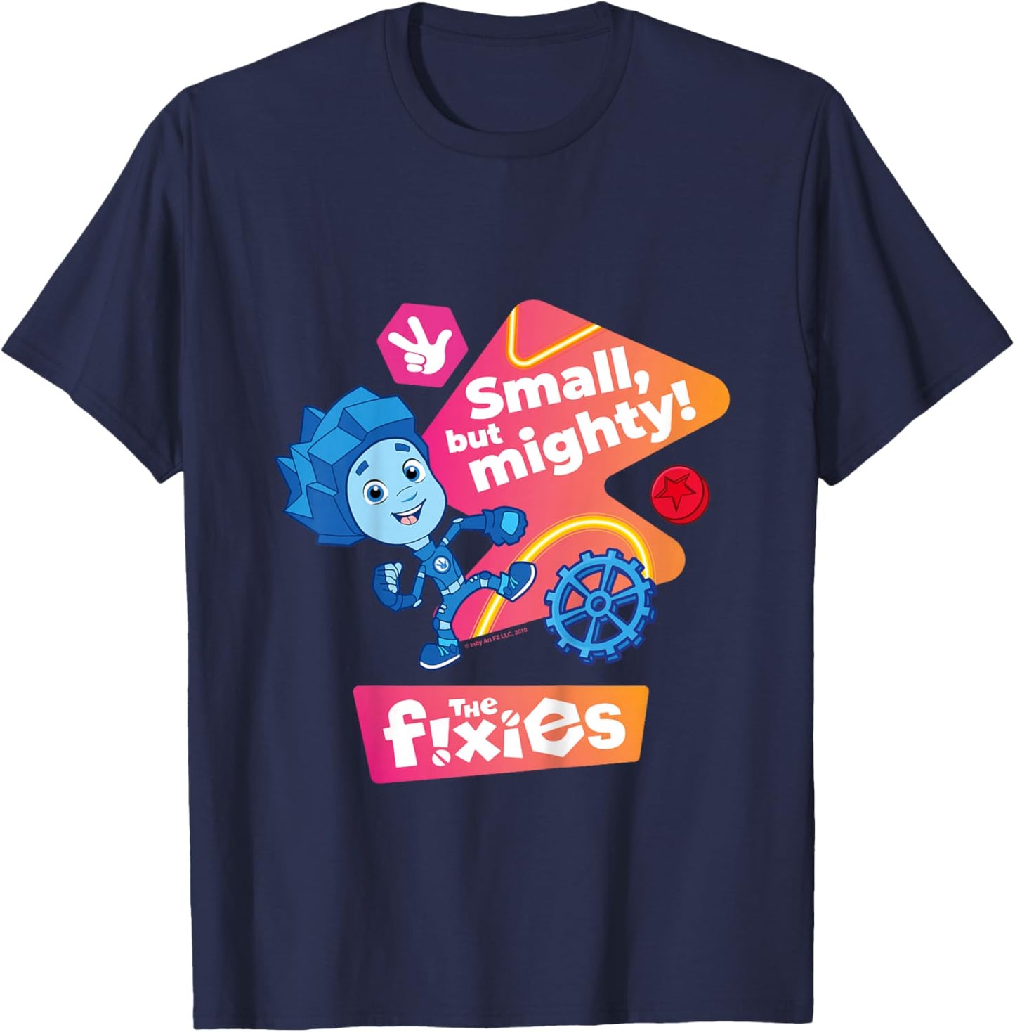 The Fixies Nolik Small But Mighty Kids T-Shirt - T-Shirt | Navy