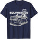 Squarebody K20 Classic 4x4 Offroad Truck Squarebody Life T-Shirt - T-Shirt | Navy
