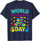 Rock Your Socks Support Awareness World Down Syndrome Day T-Shirt - T-Shirt | Navy