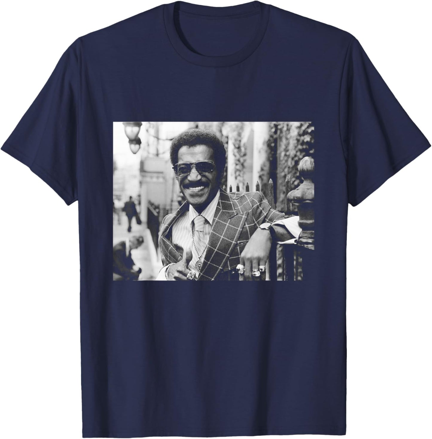 Sammy Davis Jr London Palladium Stage Show 1976 T-Shirt - T-Shirt | Navy