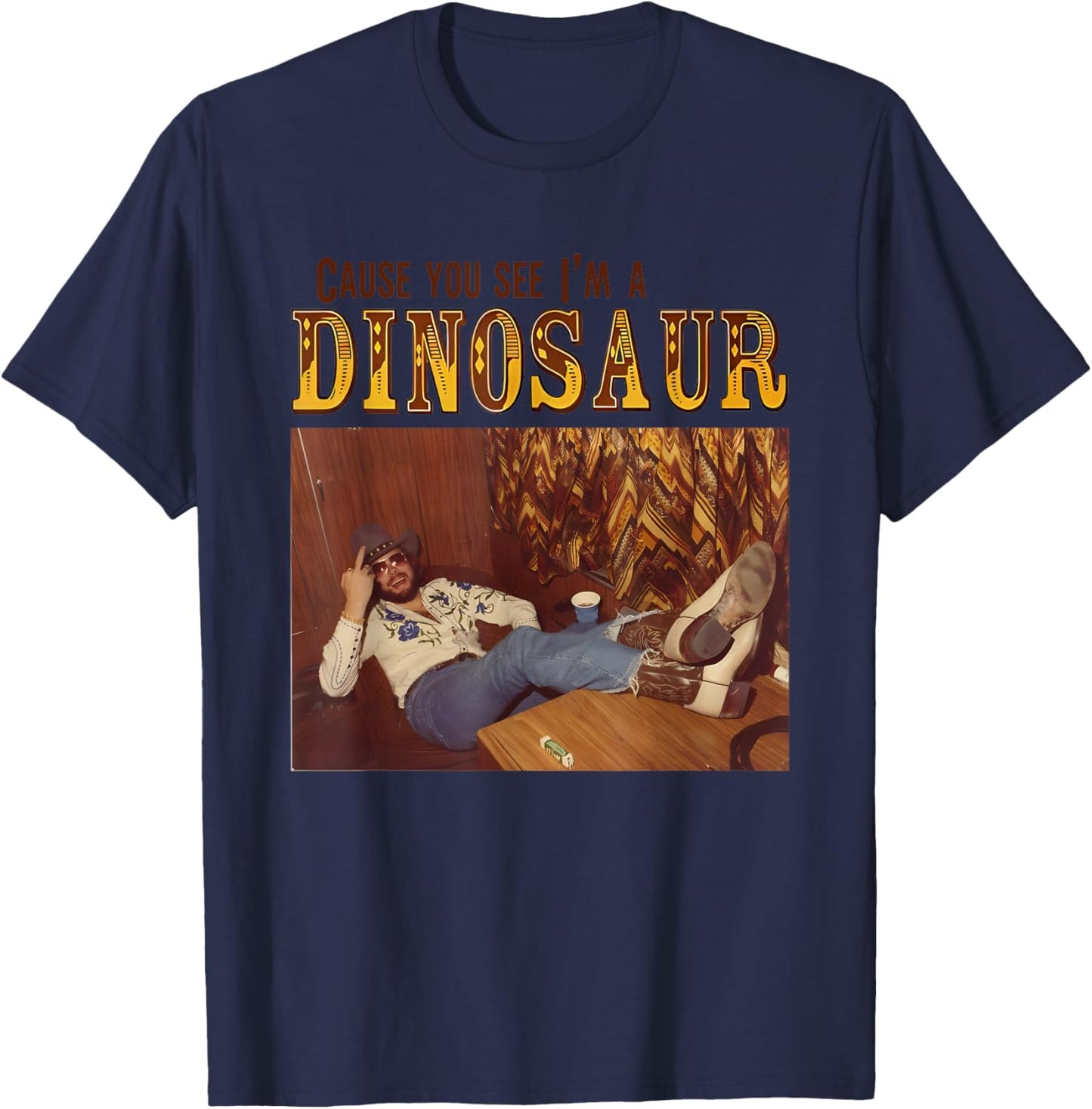 Cause You See I'm A Dinosaur T-Shirt - T-Shirt | Navy