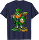 Baseball St Patricks Day Leprechaun Baseball Boys Girls Men T-Shirt - T-Shirt | Navy