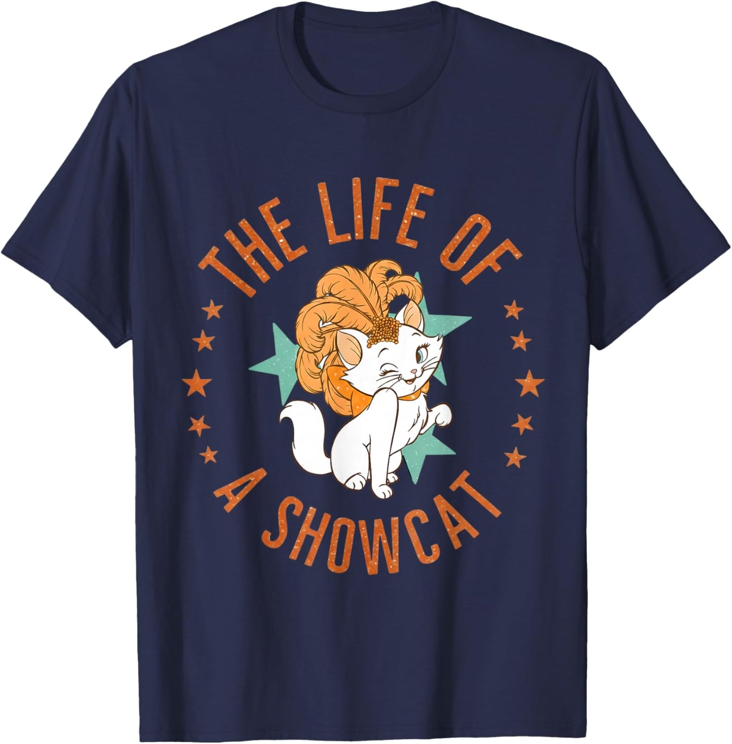 Funny Cat Era Life of Showcat Cat Lovers Men Women Kids T-Shirt - T-Shirt | Navy