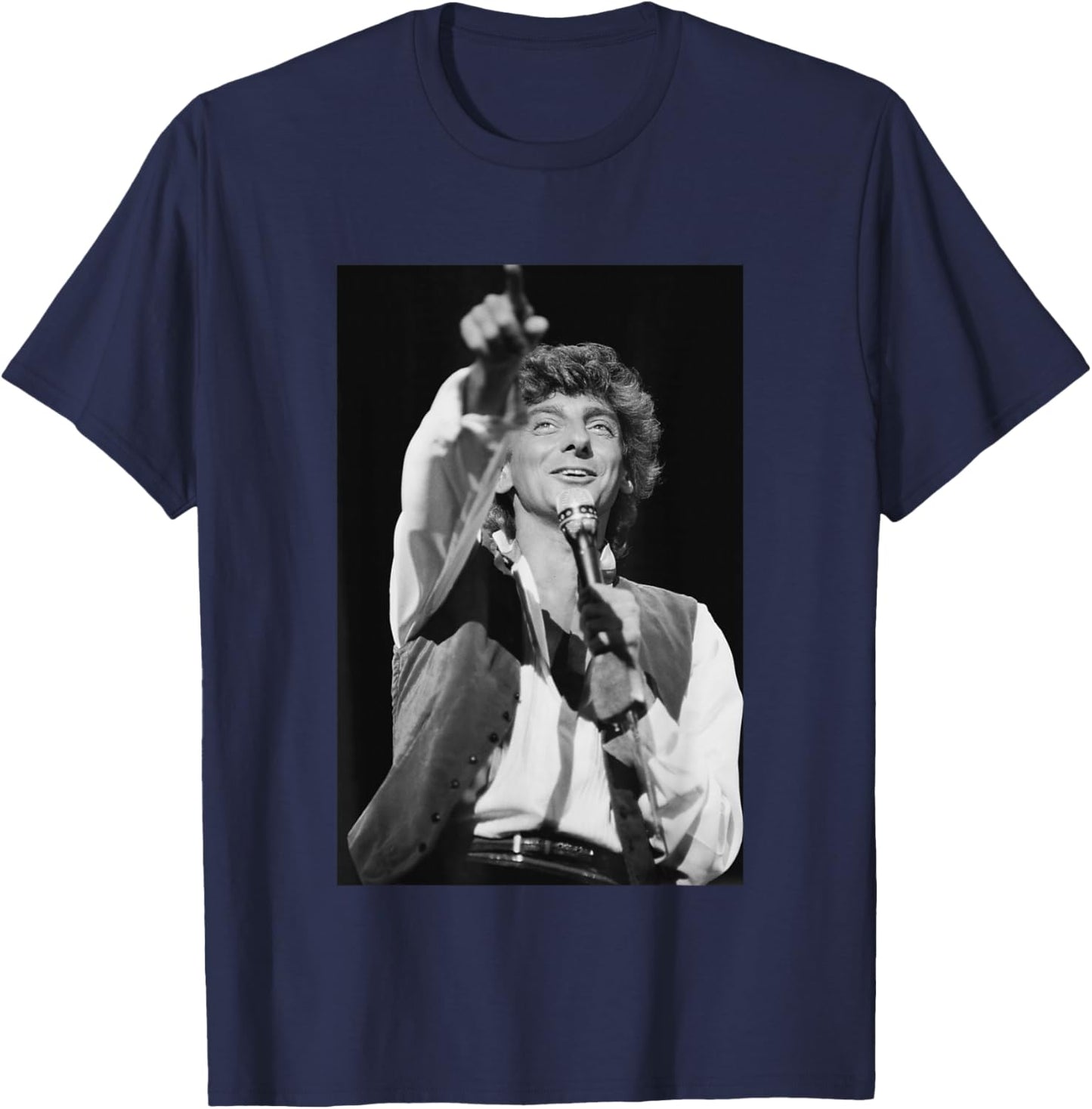 Barry Manilow at Blenheim Palace Live Concert 1983 T-Shirt - T-Shirt | Navy