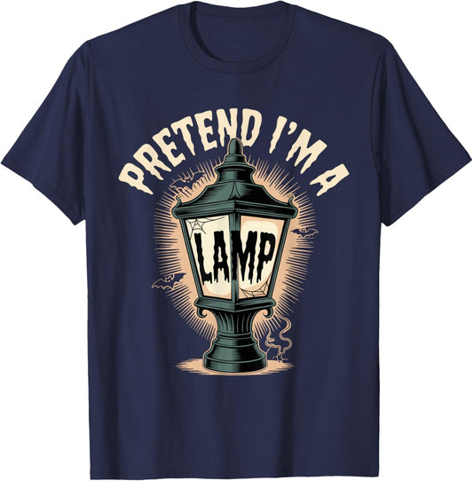 Pretend I'm A Lamp Funny Family Halloween Women Men Kids T-Shirt - T-Shirt | Navy