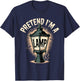 Pretend I'm A Lamp Funny Family Halloween Women Men Kids T-Shirt - T-Shirt | Navy