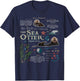 Sea Otter Marine Biology Nature Lover Outdoor T-Shirt - T-Shirt | Navy