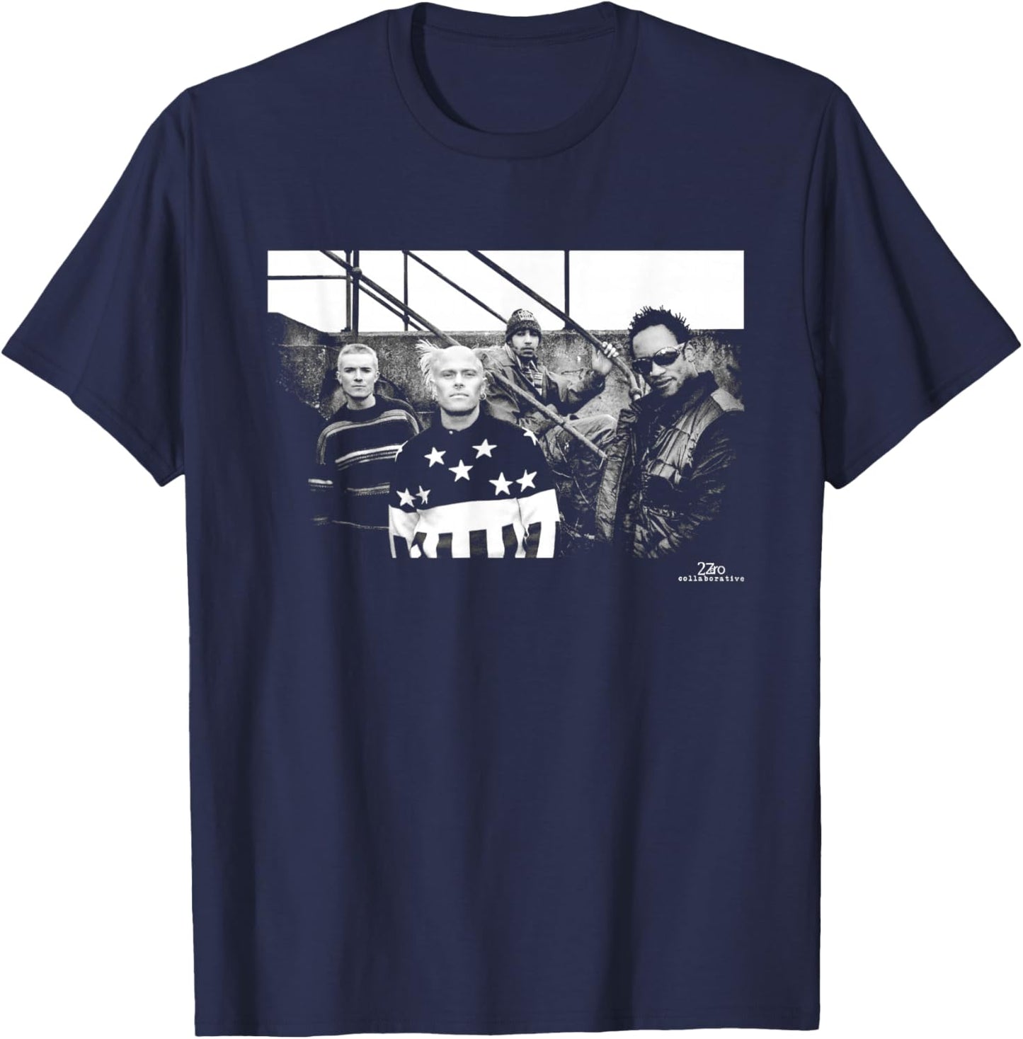 The Prodigy Firestarter Promo Photo by Phil Nicholls T-Shirt - T-Shirt | Navy