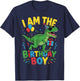 I'm The Birthday Boy Party Outfit Dinosaur Squad Boys T-Shirt - T-Shirt | Navy