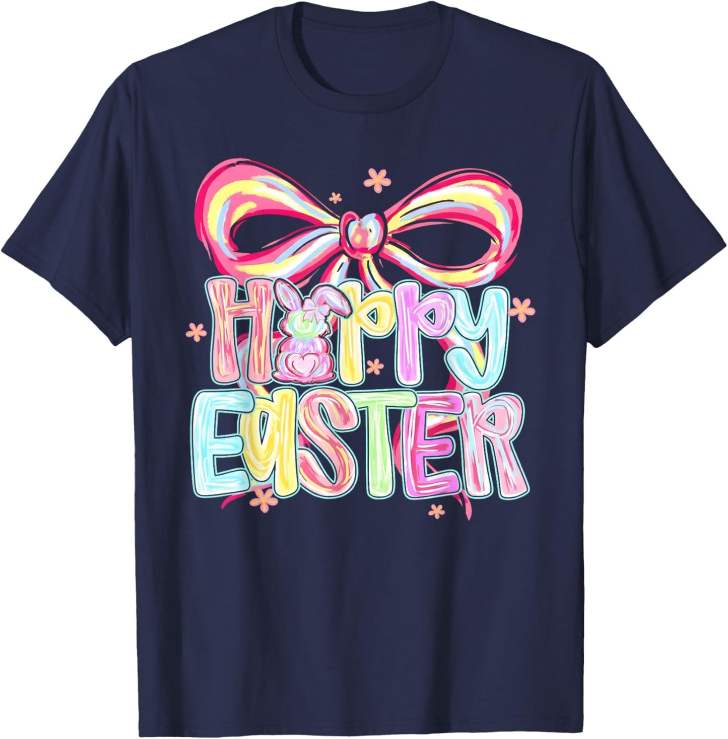 Preppy Women Girls Kids T-Shirt - T-Shirt | Navy