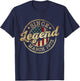 Legend Since March 1973 Vintage 53rd Birthday Classic T-Shirt - T-Shirt | Navy
