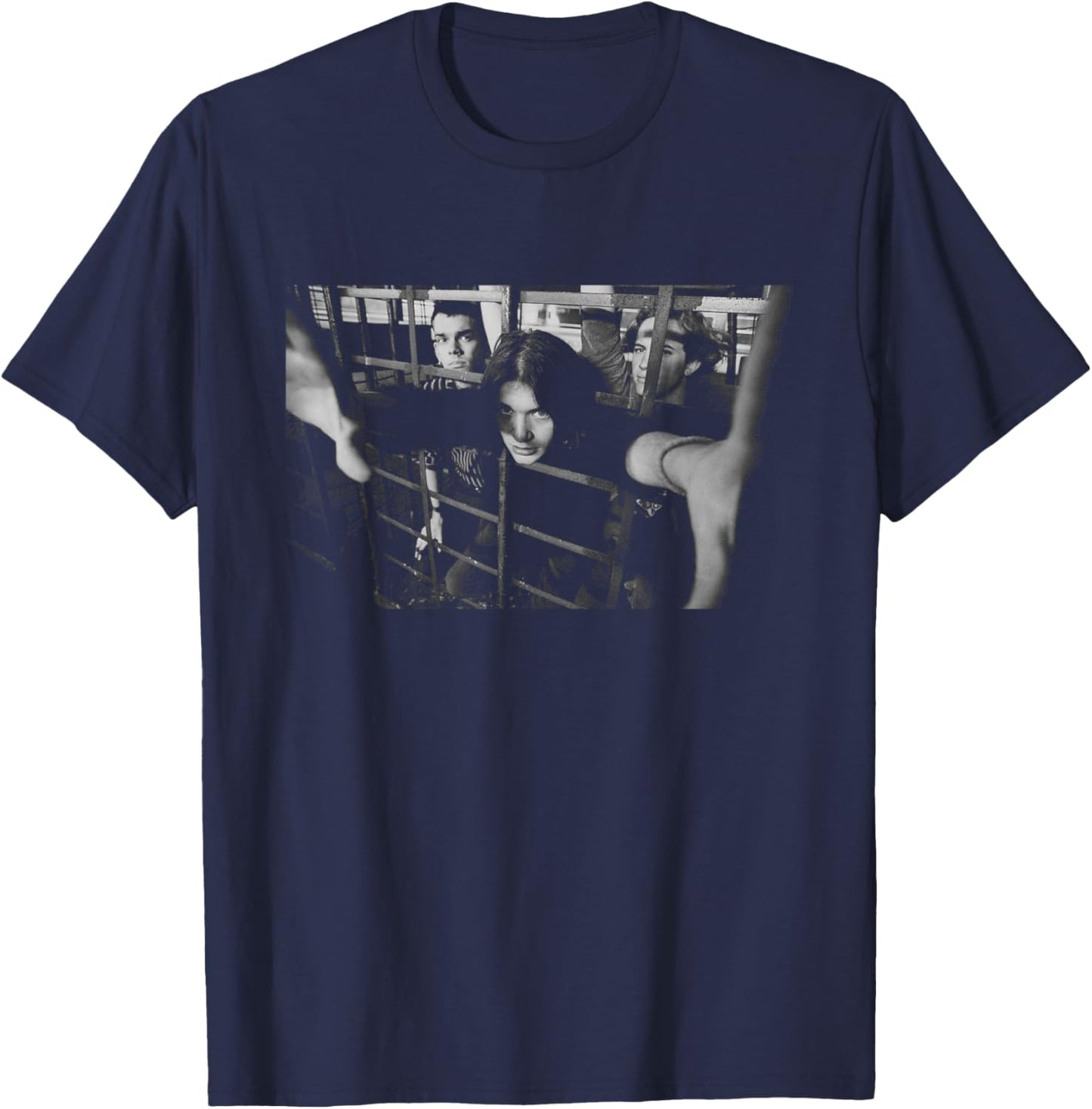 Brian Molko Band Placebo Photo by Andy Willsher T-Shirt - T-Shirt | Navy