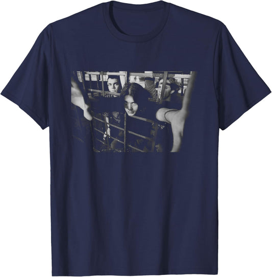 Brian Molko Band Placebo Photo by Andy Willsher T-Shirt - T-Shirt | Navy