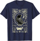 Gothic Black Raven Vintage Design T-Shirt - T-Shirt | Navy