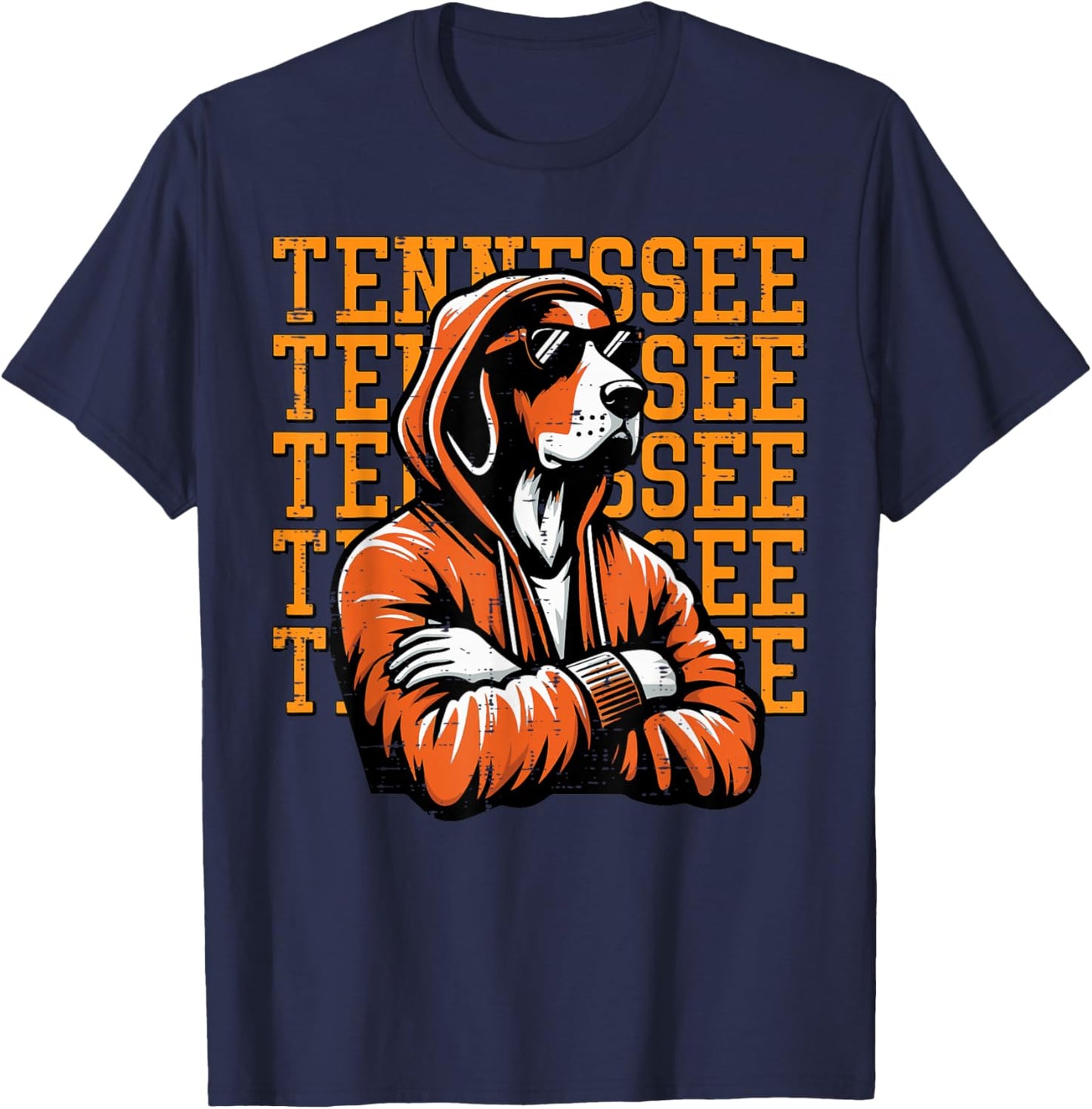 Tennessee Dog Women Kids Boys Girls Youth Teen Men T-Shirt - T-Shirt | Navy