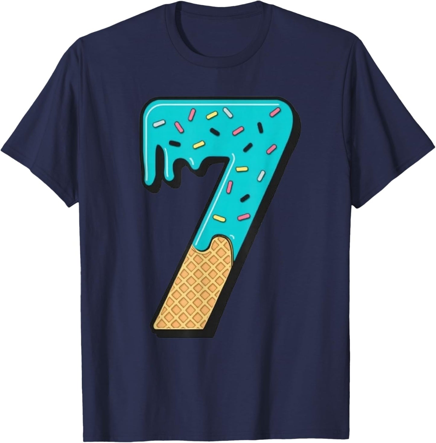 Six Seven Ice Cream 67 Fun Mason Meme Easy Halloween Costume T-Shirt - T-Shirt | Navy