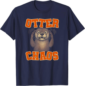Otter Chaos T-Shirt - T-Shirt | Navy