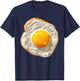 Fried Egg Funny Halloween Food Costume Graphic T-Shirt - T-Shirt | Navy