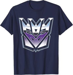 Transformers 3D Decepticon Sigil T-Shirt - T-Shirt | Navy