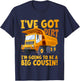 Kids I'm Going to be a Big Cousin New Baby Family Announcement T-Shirt - T-Shirt | Navy