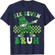 Kids Meme Six Seven Bruh Leprechaun St Patricks Day 67 T-Shirt - T-Shirt | Navy