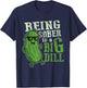 Addiction Recovery Awareness Shirts Funny Men Pickle Lovers T-Shirt - T-Shirt | Navy