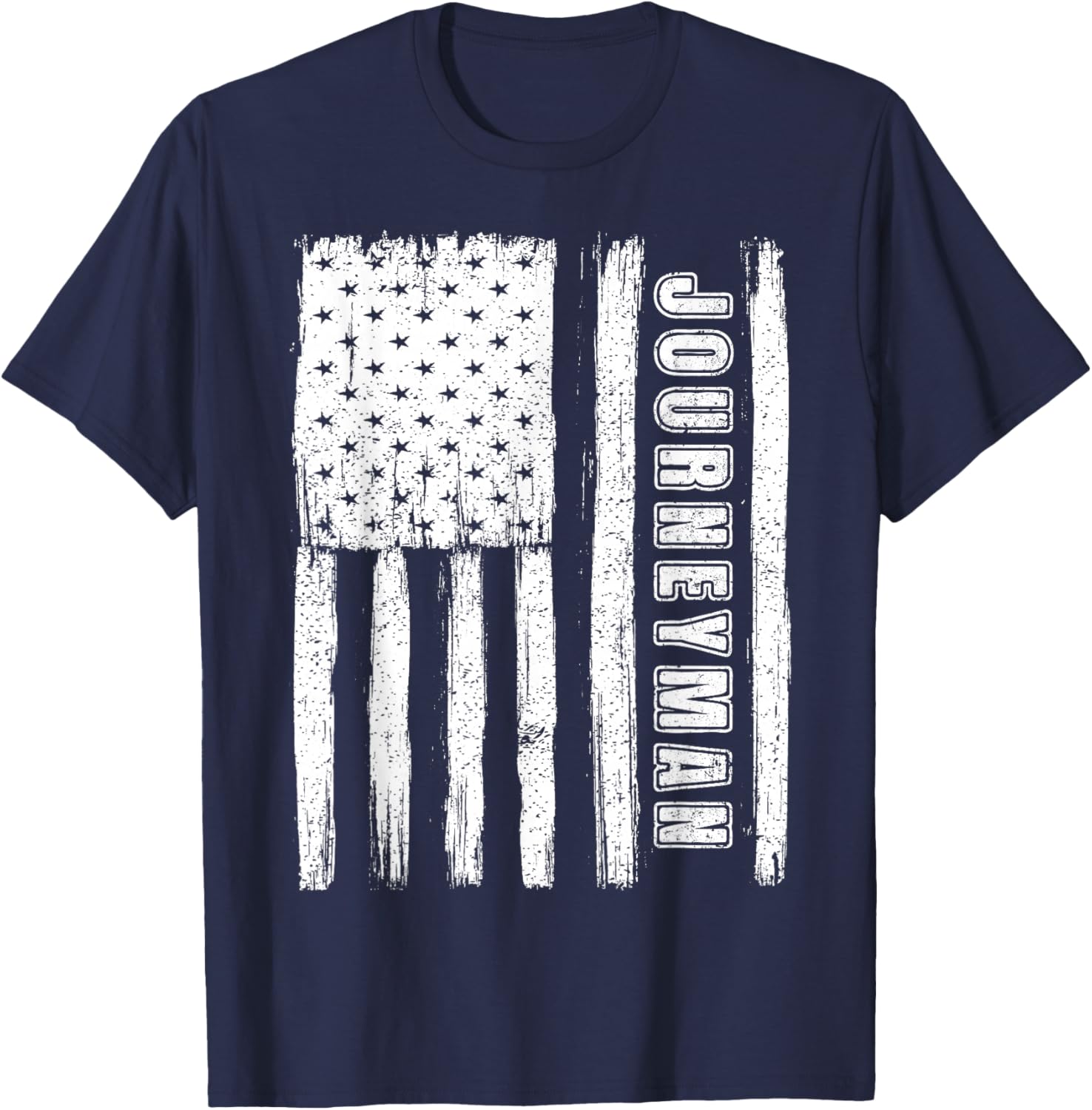 Fourth of July Shirts American Flag Journeyman T-Shirt - T-Shirt | Navy
