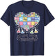 I Love You Periodically Funny Chemistry Periodic Table T-Shirt - T-Shirt | Navy