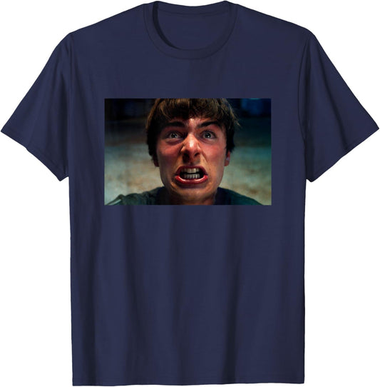 Stranger Things Season 5 Will Byers Angry Scene from Show T-Shirt - T-Shirt | Navy