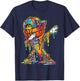 Basketball Ice Cream Dripping Dabbing Basketball Drip Boys T-Shirt - T-Shirt | Navy