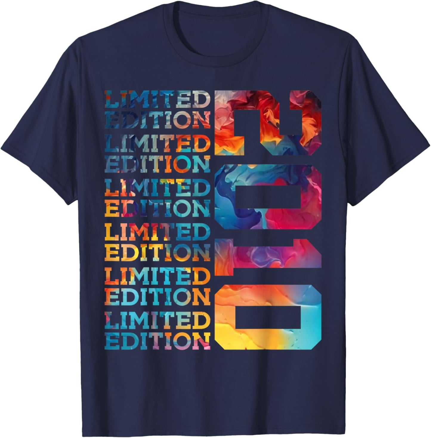 16 Years Limited Edition 2010 16TH Birthday T-Shirt - T-Shirt | Navy