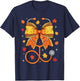 Nurse Life Stethoscope Fall Thanksgiving Scrub Top RN ICU ER T-Shirt - T-Shirt | Navy