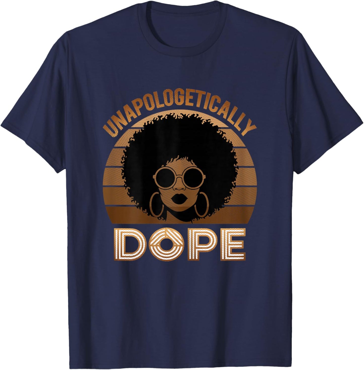 Black History Women Juneteenth Melanin Pride T-Shirt - T-Shirt | Navy