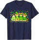 Happy St Patricks Catricks Day Cats Saint Pattys Women Girls T-Shirt - T-Shirt | Navy