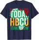 Elementary School Today HBCU Tomorrow Africa Map Afro Kids T-Shirt - T-Shirt | Navy