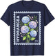 Hydrangea T-Shirt - T-Shirt | Navy