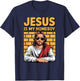 Jesus is My Homeboy Friend Christian Faith Bible Religious T-Shirt - T-Shirt | Navy