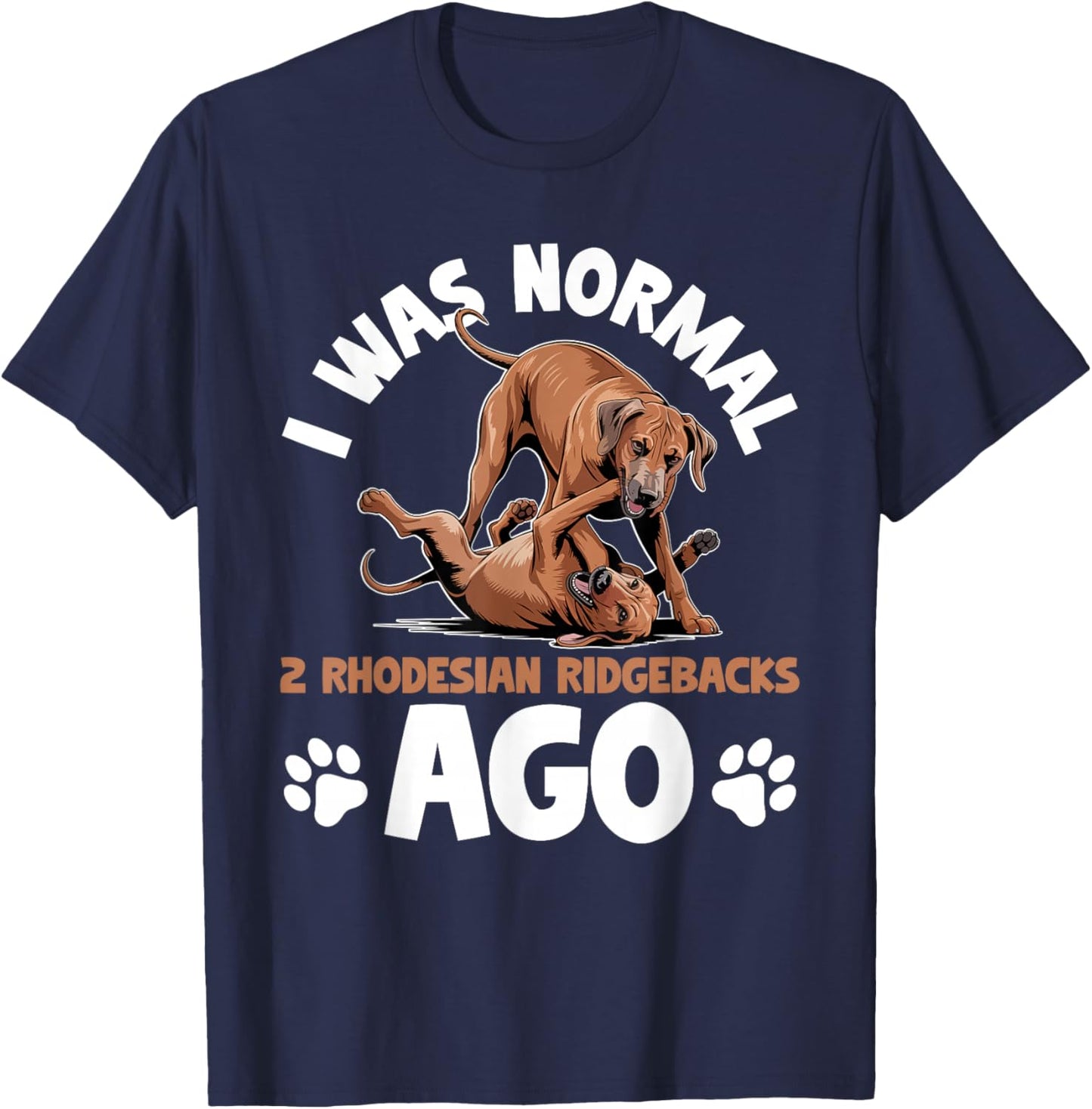 Rhodesian Ridgeback Dog T-Shirt - T-Shirt | Navy
