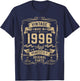 Vintage 1996 30yr 30th Birthday Gifts 30 Years Old T-Shirt - T-Shirt | Navy
