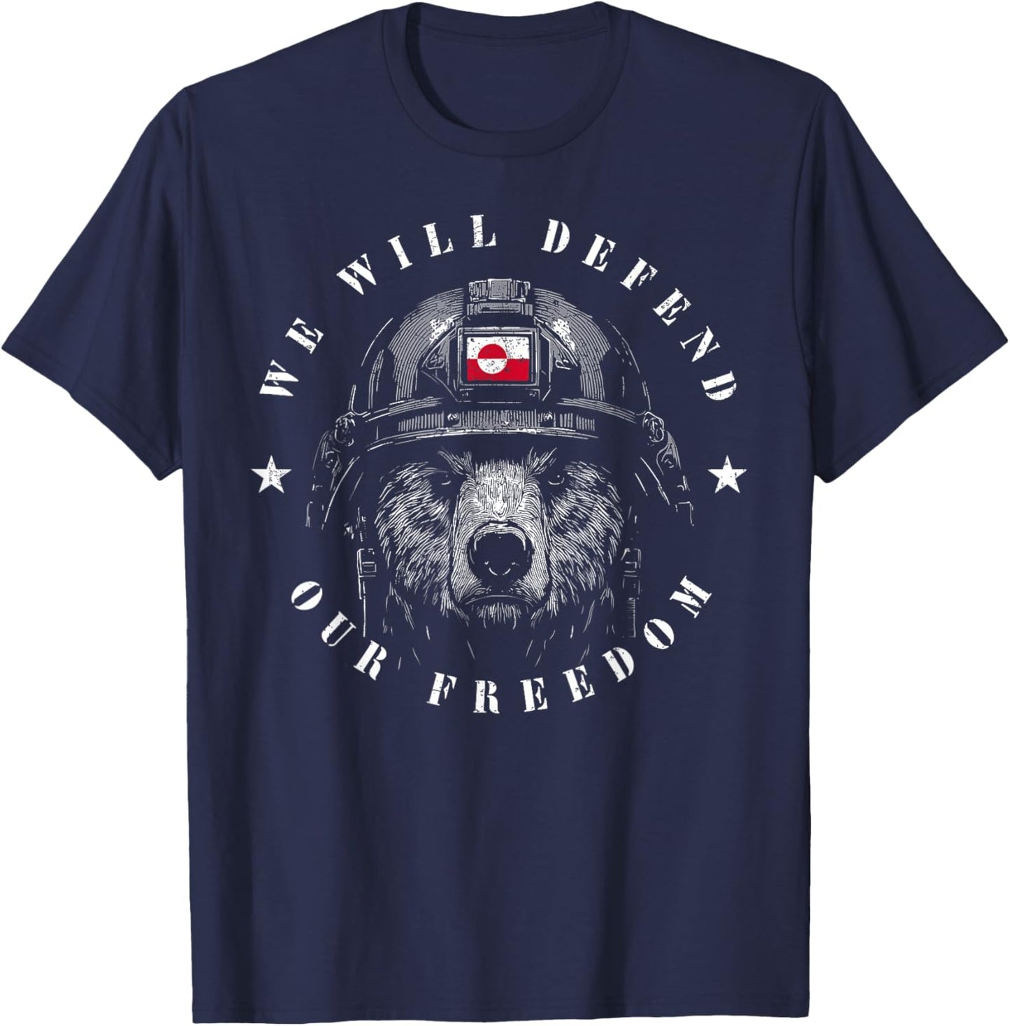Bear Resist Greenland T-Shirt - T-Shirt | Navy
