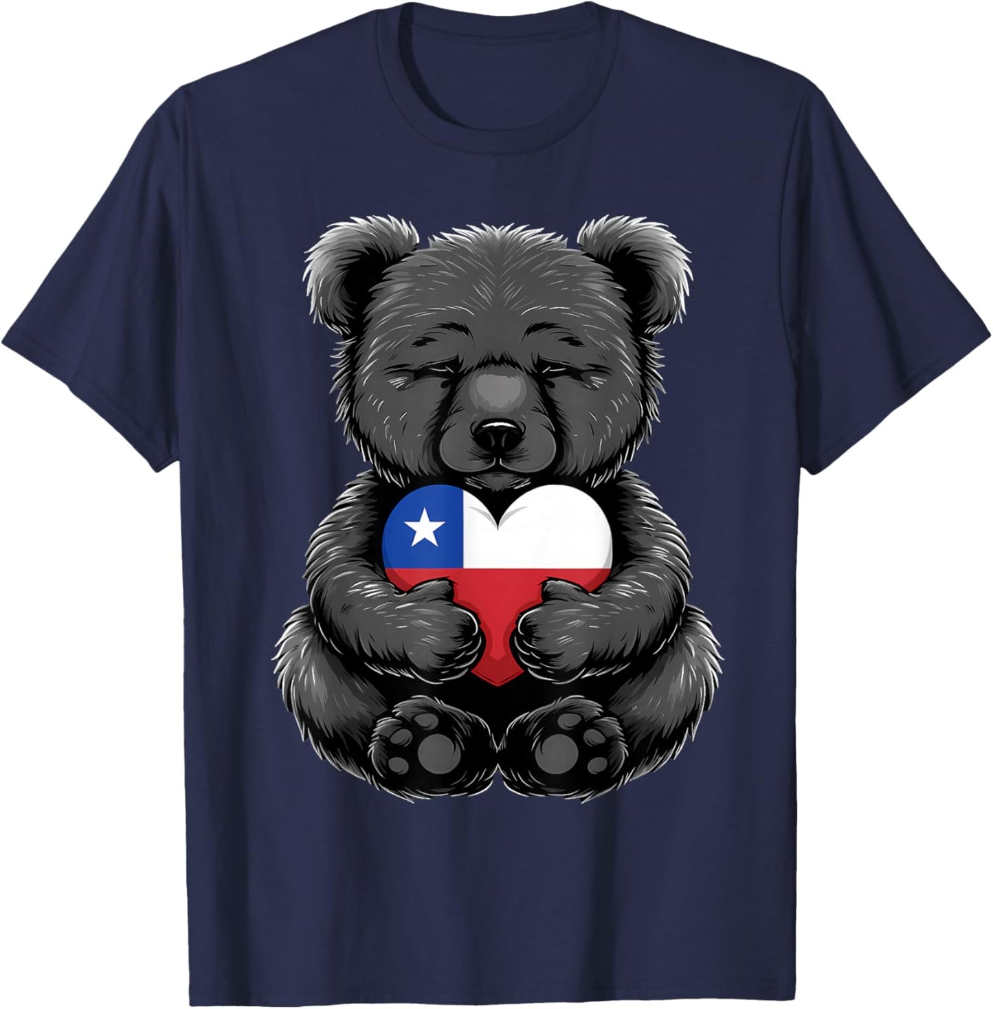 Chile Flag Chilean Pride Chilean Roots Chilean Flag T-Shirt - T-Shirt | Navy