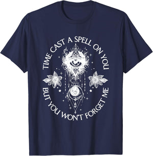 Time Cast A Spell On You But You Won't Forget Me Rock Band T-Shirt - T-Shirt | Navy